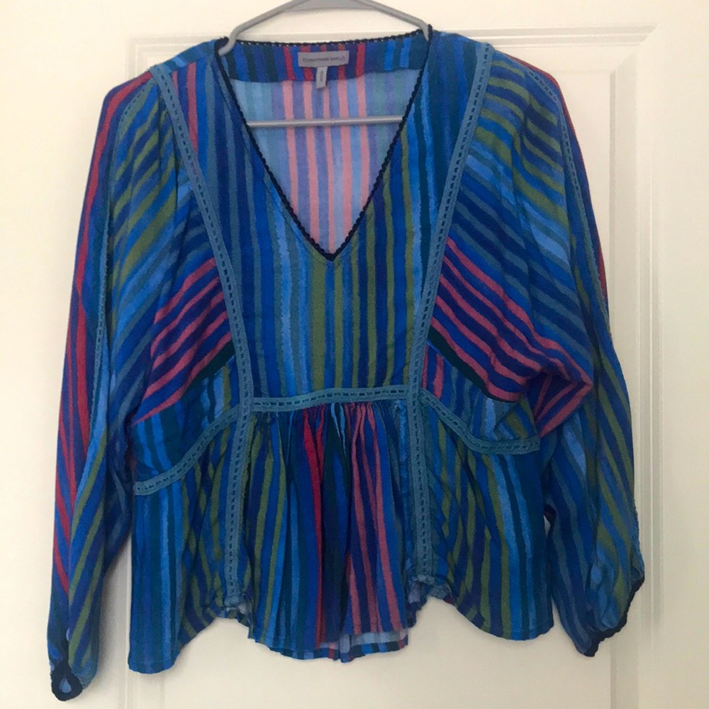 Anthropologie- conditions Apply. Boho  blouse